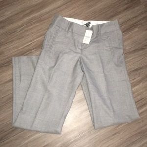 J.Crew Factory City Fit Wool Gray Trousers